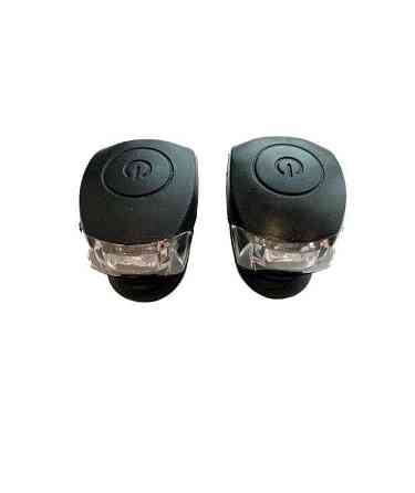 Велосипедний сигнал з підсвічуванням (силікон, мигалка, чорні) (mod JY-267-2) Мукачево