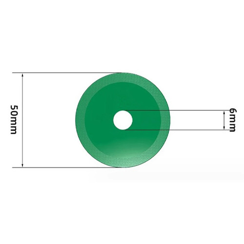 Диск алмазный 50мм для резки стекла керамики, двухсторонний Винница - изображение 3
