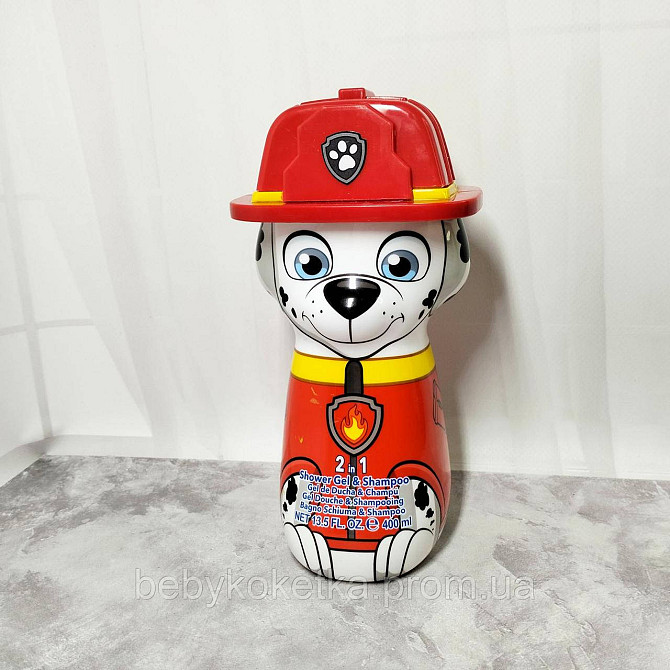 Шампунь и гель для душа 2 в 1 Nickelodeon EP Line Paw Patrol Marshall 400мл Львов - изображение 1