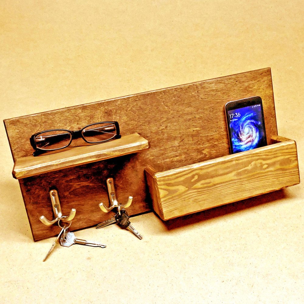 Ключниця дерев'яна "Конуї" сієна Миколаїв - фото 1