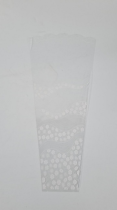 Упаковка конус под цветы h60/10низ/30верх БВ(100 шт) узор 111 (2) (100 шт) Харьков - изображение 2