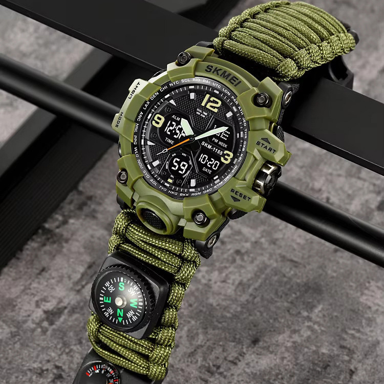 Часы наручные мужские SKMEI 1155BAG PARACORD SB-86 Киев - изображение 1