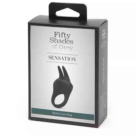 Эрекционное кольцо Fifty Shades of Grey Sensation Rechargeable Vibrating Rabbit Love Ring Sex Aura Киев