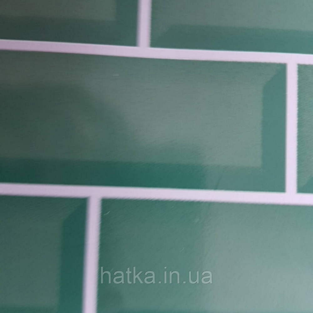 Обои виниловые на флизелине Marburg 31769 Imagine под плитку зеленые серая полоса с блеском Киев - изображение 1