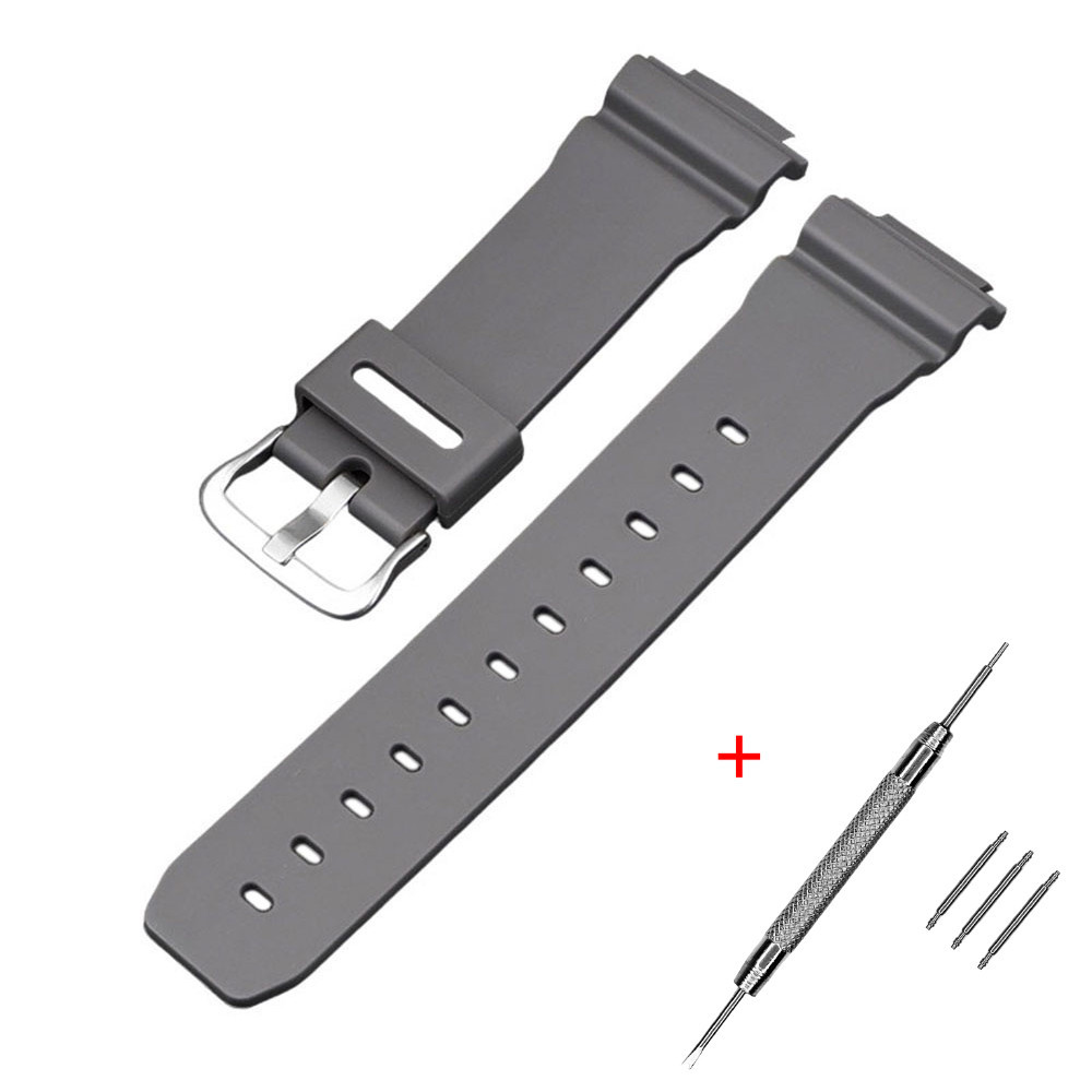 Ремінець для Casio G-Shock DW-6900 Gray SI SBR Київ - фото 1