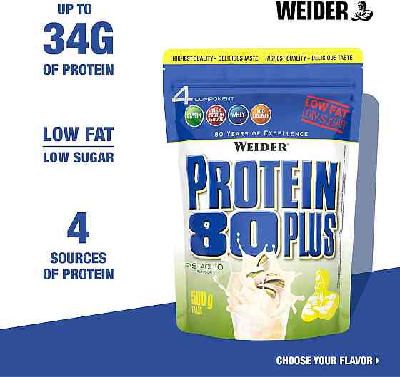 Protein 80 Plus (фісташка) 500 g Луцк