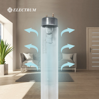 Лампочка Electrum T8 15W бактер. G13 (A-FG-0495) Вінниця - фото 3