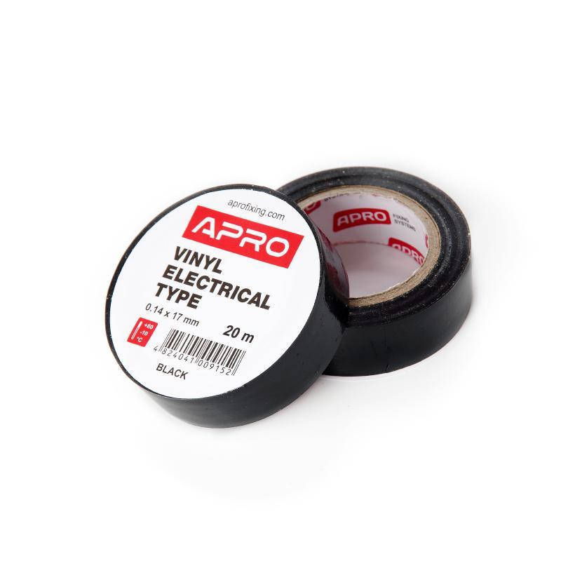 Стрічка ізоляційна 0,14мм*17мм*10м, чорна Харків - фото 1