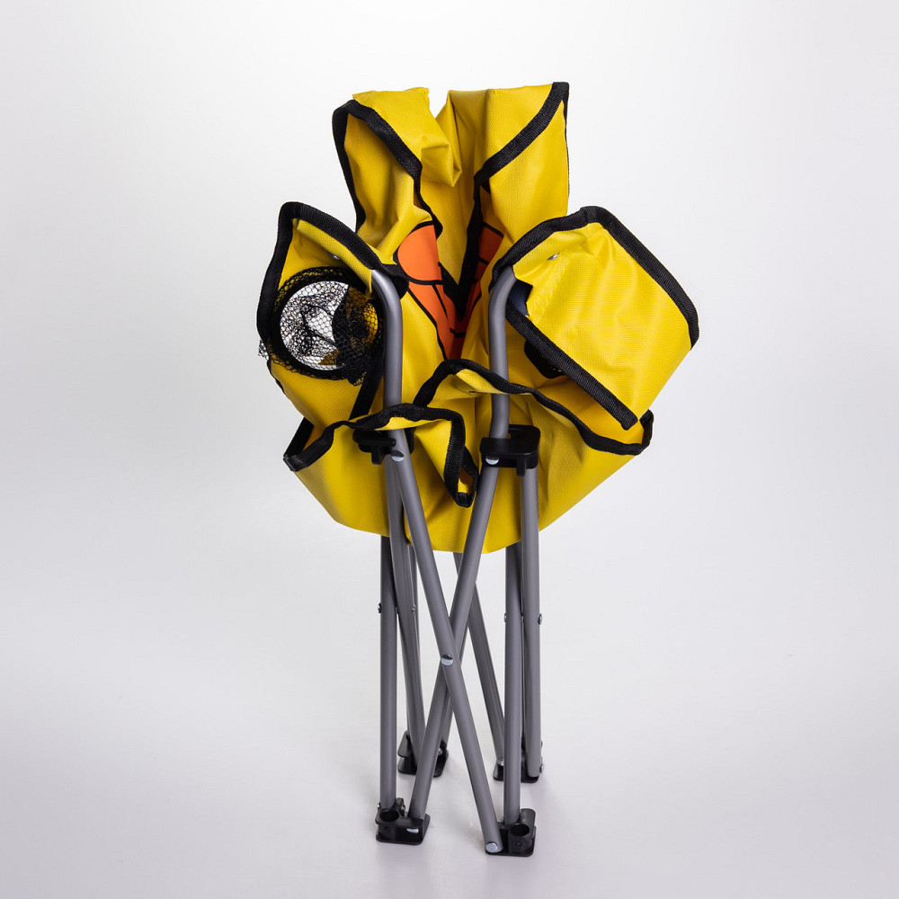 Yiwu Крісло туристичне для дитини 34х58х65 см з підстаканником Жовтий SJ-0065Y Коломия - фото 4