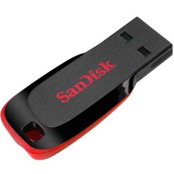 Флеш-накопитель SanDisk USB 2.0 Cruzer Blade 16Gb Black/Red Киев