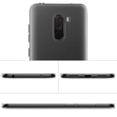 Чехол для мобильного телефона Laudtec для Xiaomi Pocophone F1 Clear tpu (Transperent) (LC-XPF1) Винница - изображение 6