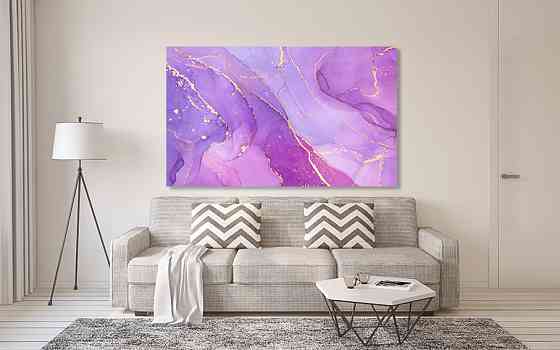 Картина полотно у вітальню / спальню    Абстракція      MLP_265 ( 60х30см ) Київ