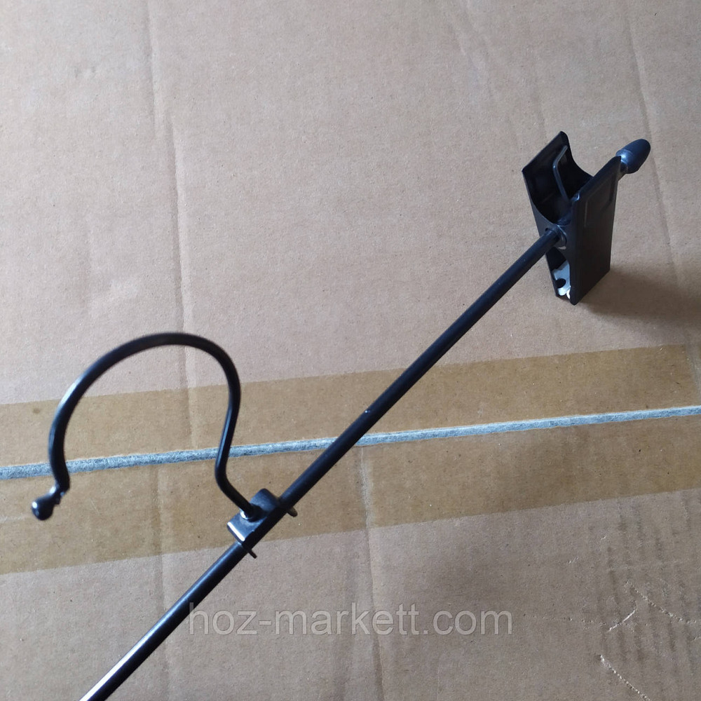 Плічка вішалки (тремпеля) брючні хромовані прищіпка та гачок 30 см 10 шт. в уп Харків - фото 5