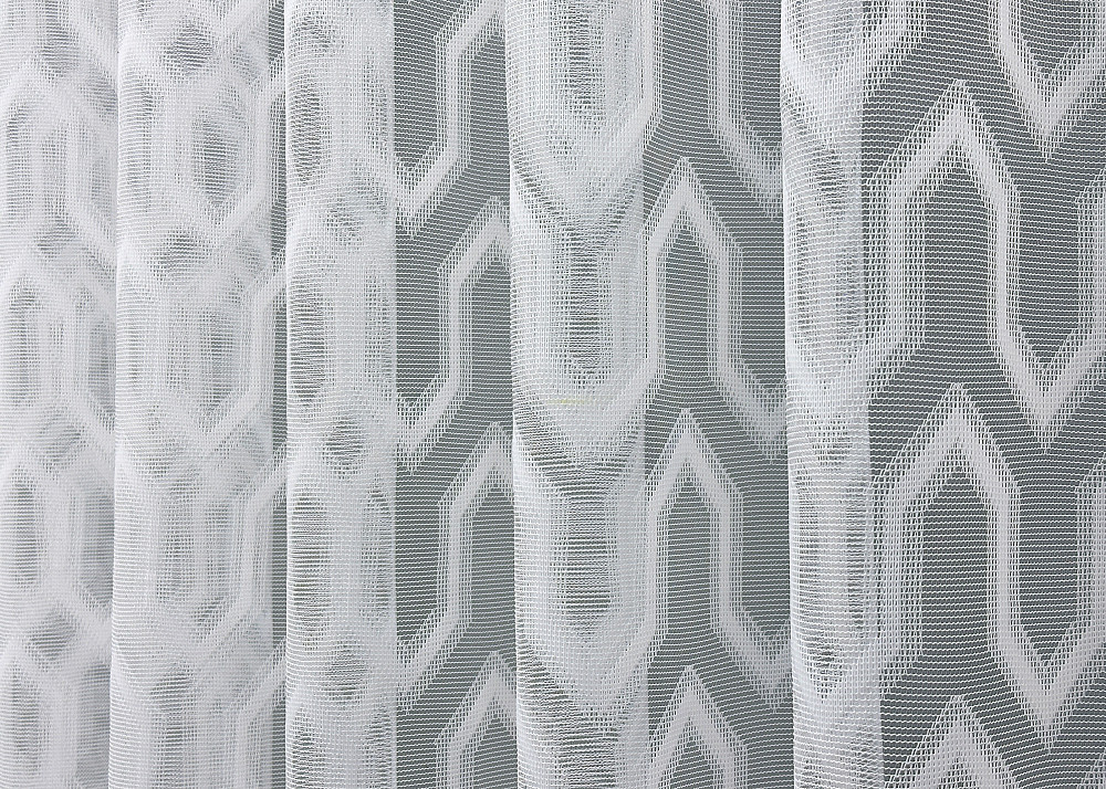 Тюль VR-Textil 1992т Жаккард Белый 400х270 см (42-1037) Киев - изображение 6
