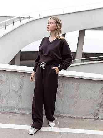 Женский базовый прогулочный костюм двойка: кофта и штаны турецкая трехнить пенье Одесса