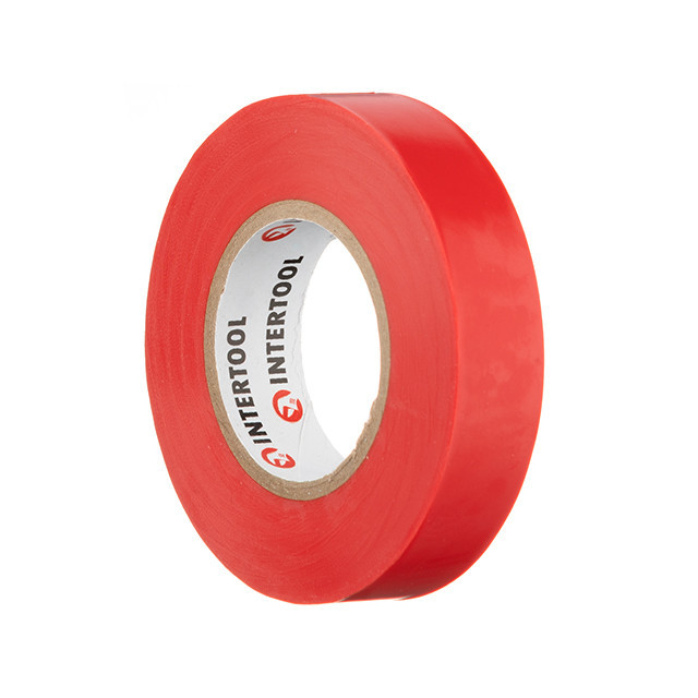 Лента изоляционная 0.15мм*17мм*20м красная INTERTOOL IT-0050 Київ - фото 3