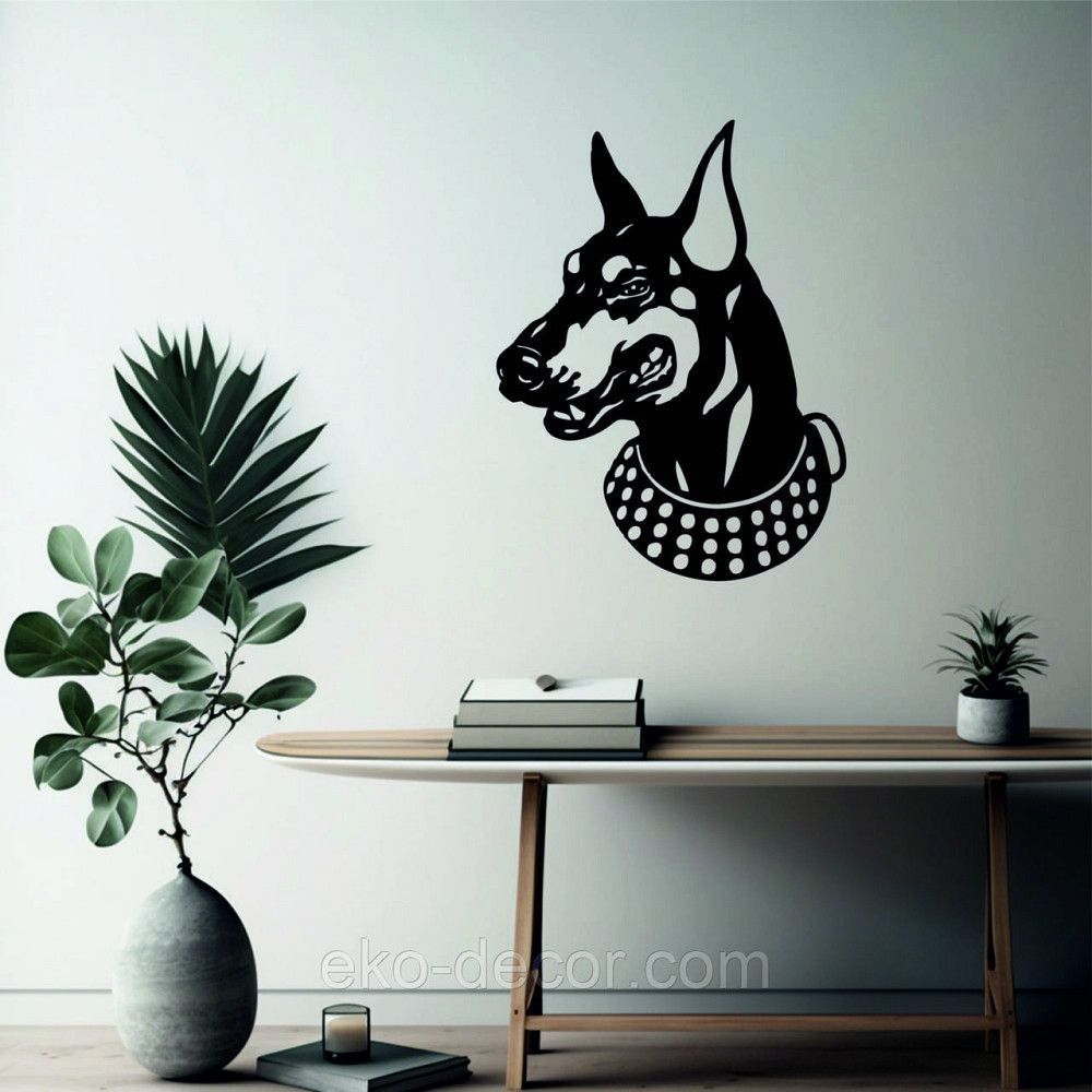 Декоративное настенное Панно «Доберман», Декор на стену Киев - изображение 7
