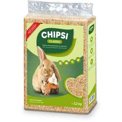 Наполнитель для грызунов Chipsi Classic Деревянный впитывающий 3.2 кг (60 л) (4002973000700) Винница