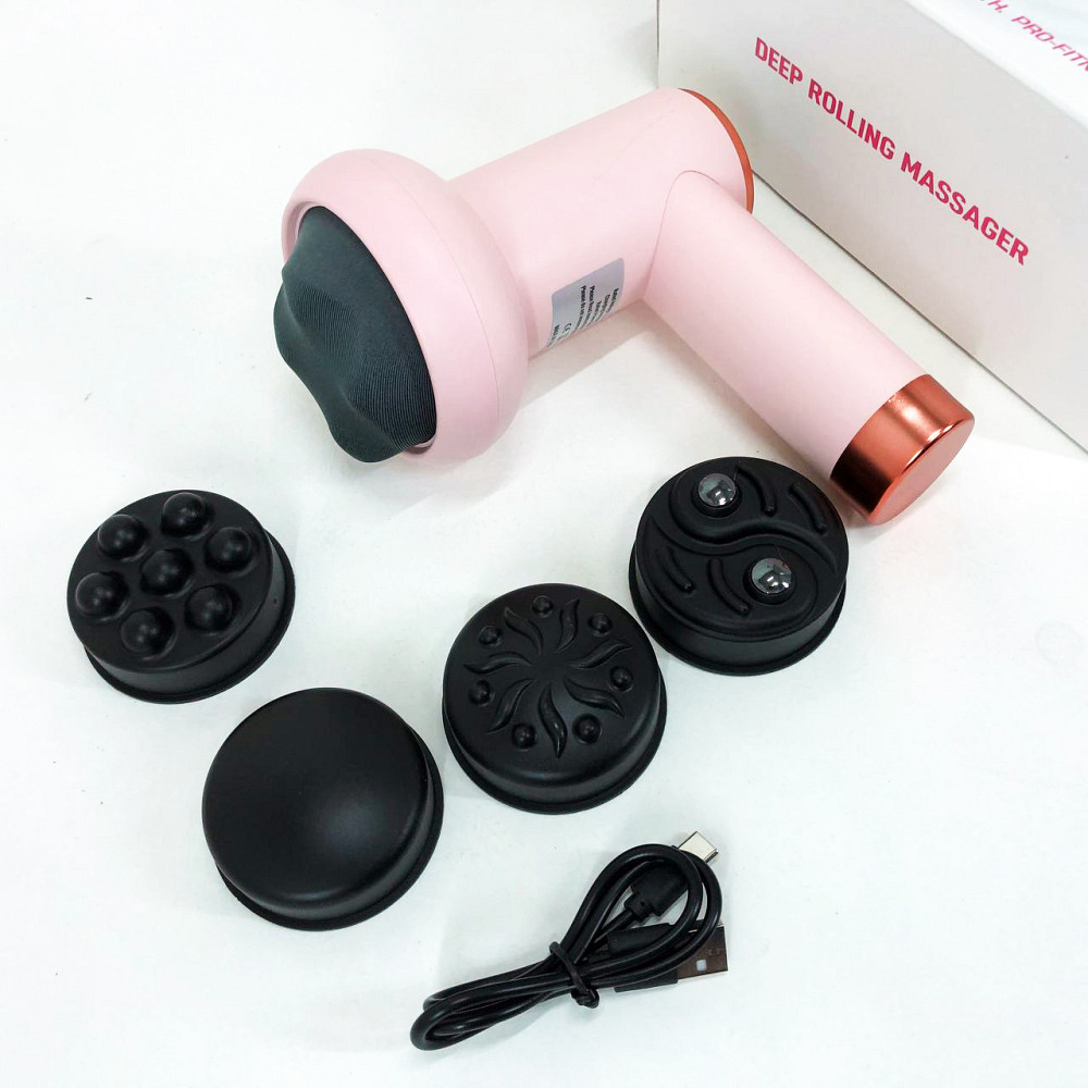 Массажер от сети для снятия напряжения Deep Rolling Massager, Спортивный массажер для спины DI-96 Львов - изображение 11