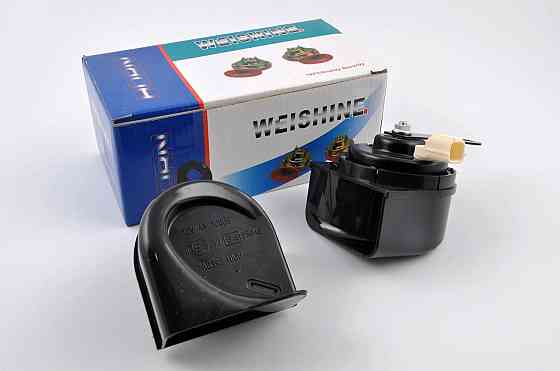 Сигналы (пара) улитка, 12V, крепление (черные) Мукачево