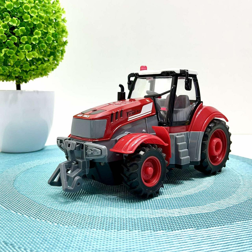 Трактор на радіокеруванні масштаб 1:24 підсвічування Червоний (HJ8011) Чернігів - фото 7