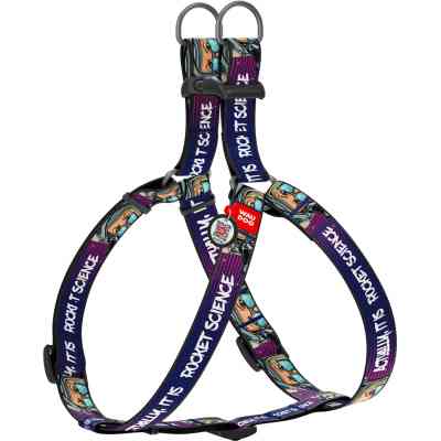 Шлей для собак WAUDOG Nylon с QR-паспортом "Космос. Ракетостроение" М (5150-0124) Винница