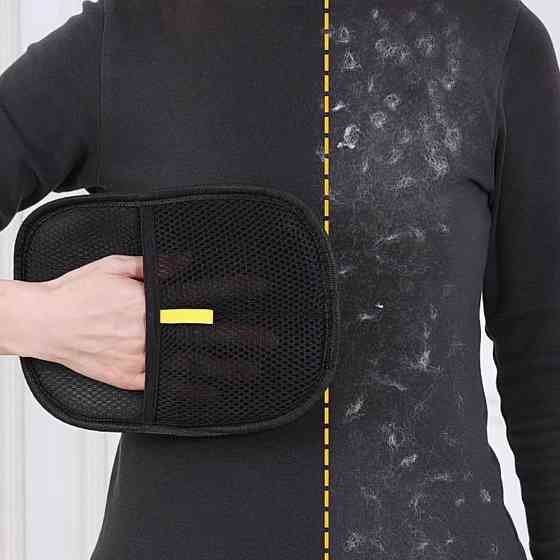 Двостороння рукавичка для вичісування вовни 24*16 см SBR Київ