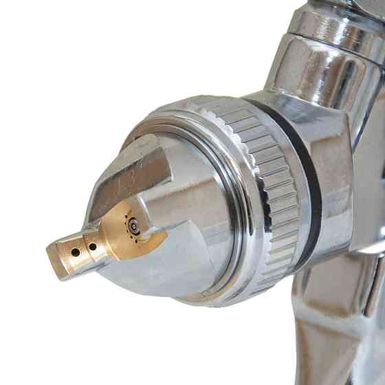 Sigma Краскораспылитель HVLP Ø1.3+1.8мм 140-280л/мин 6бар в/б 600мл (пласт) хром SIGMA (6812151 Коломыя