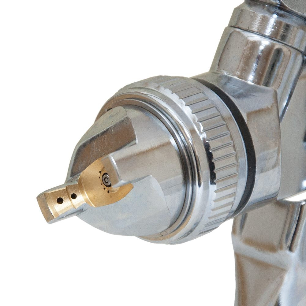 Sigma Краскораспылитель HVLP Ø1.3+1.8мм 140-280л/мин 6бар в/б 600мл (пласт) хром SIGMA (6812151 Коломыя - изображение 3