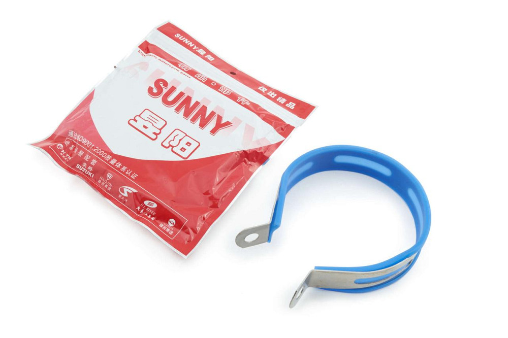 Хомут глушника скутер 4 Т китай 50 (+гумка) Мукачево - фото 1