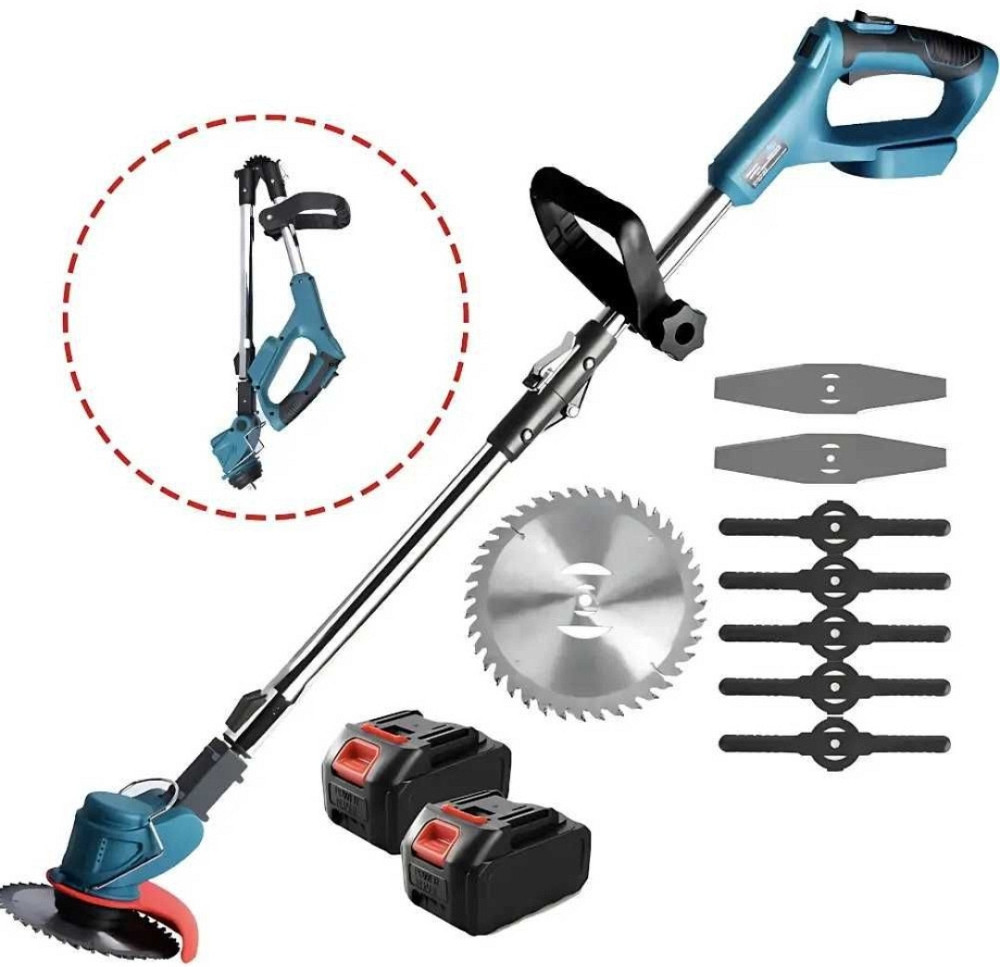 Аккумуляторная газонокосилка триммер 48V мощность 800Вт беспроводной Харьков - изображение 4