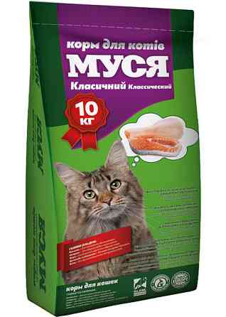 Корм для кошек Муся 10 кг классик Винница