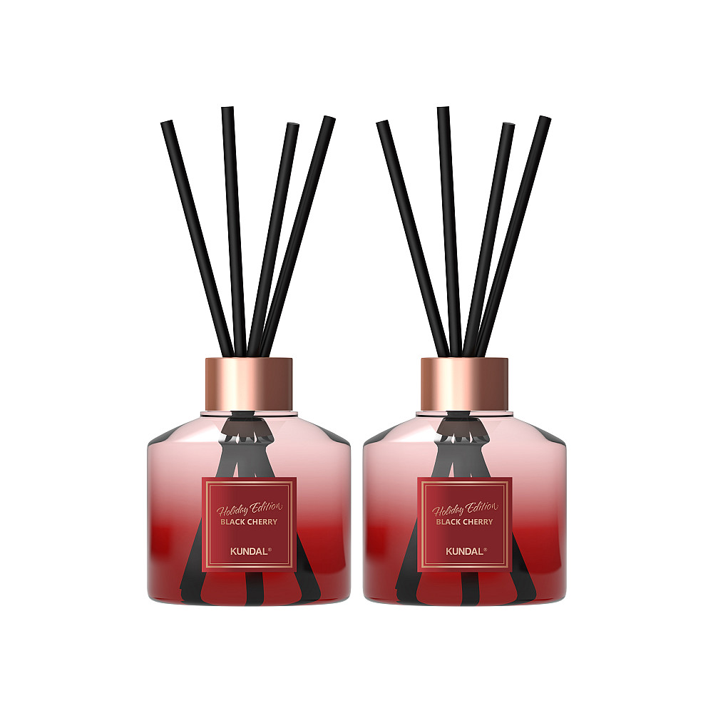 Набір аромадифузорів для домy Perfume Diffuser Holiday Edition Black Cherry Kundal 200 мл*2 шт. Київ - фото 1