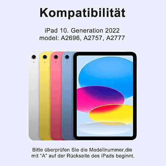 Чехол клавиатура для iPad A16 2025/iPad 10-го поколения (2022) A2696 / A2757 / A2777 Днепр