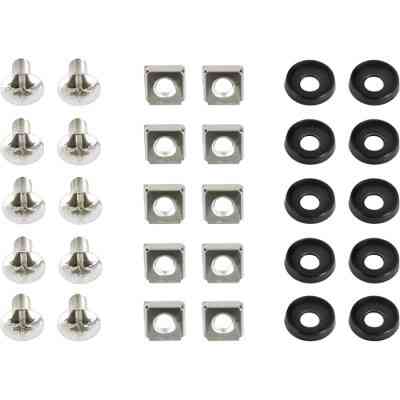 Крепление для 19" оборудования Cablexpert (винт M6, гайка, шайба) комплект крепежа М6 * 10 (19A-FSET-01) Винница