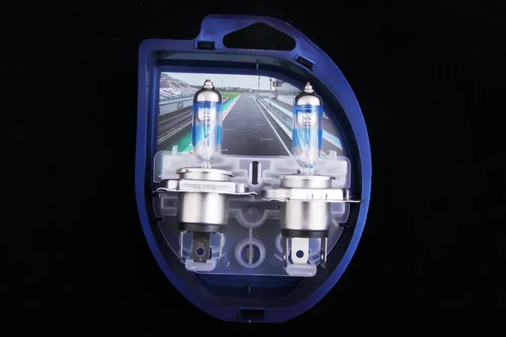 Лампа галогована 12 у H4/P43t hilips 60/55 +200% Racing Vision (2 шт). Вінниця - фото 1