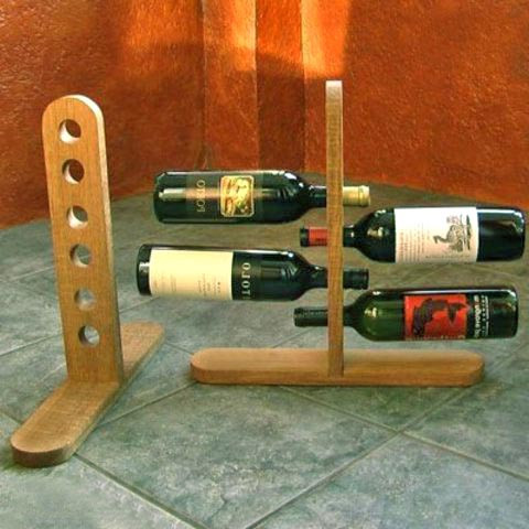 Настільна винна полиця "Охолон" сієна Миколаїв - фото 1