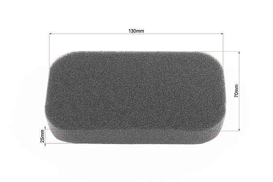 Фільтр повітряний - елемент (поролон 135х70х23mm) для генератора 2-3,5 кВт 168F/170F Київ