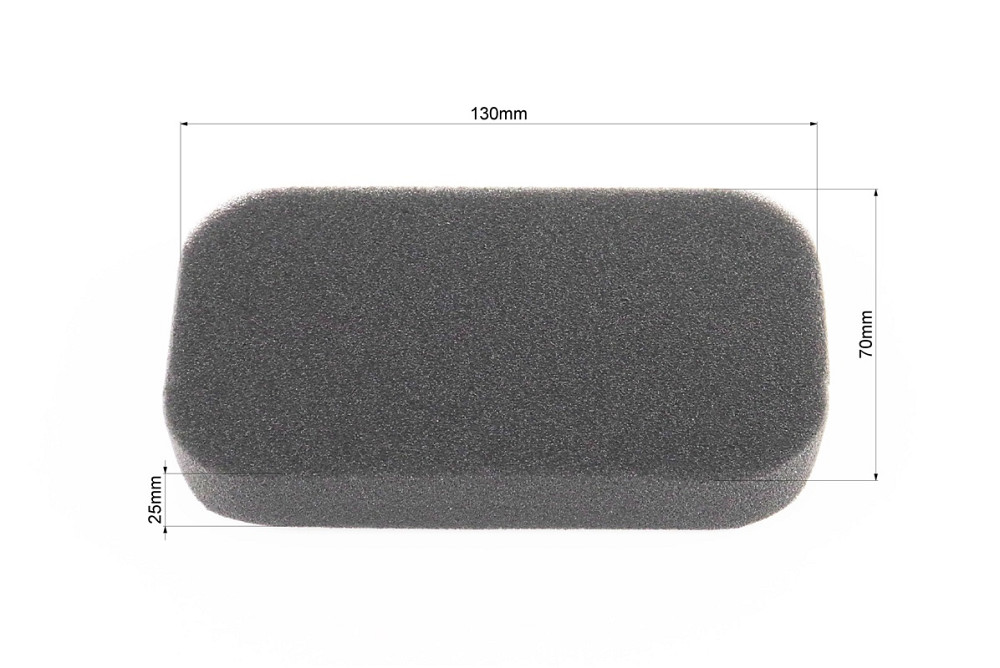 Фільтр повітряний - елемент (поролон 135х70х23mm) для генератора 2-3,5 кВт 168F/170F Київ - фото 2