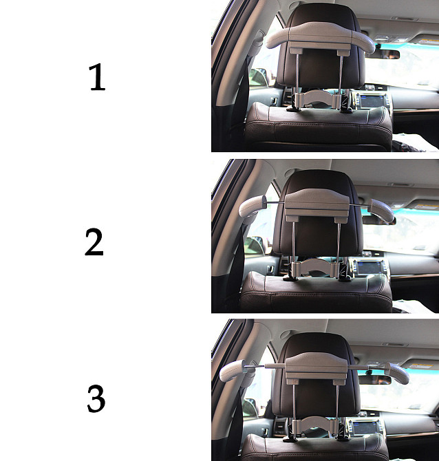 Вешалка для автомобиля раздвижная на 3 позиции!!!, автомобильная вешалка ЧЕРНАЯ Кременчуг - изображение 6