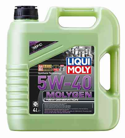 LIQUI MOLY 8578 Molygen New Generation 5W-40 — HC-синтетична моторна олива нового покоління | Потужний захист двигуна та зменшення Ковель