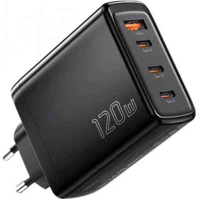 Зарядное устройство Essager 3xUSB-C + 1xUSB 120W GaN (ECT3CA-JZB01-Z) Винница
