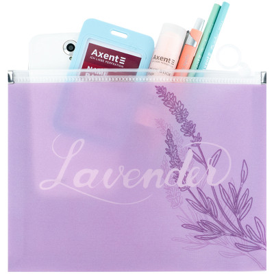 Папка на блискавці Axent zip-lock А5 Lavender-1 (1498-36-A) Вінниця - фото 3
