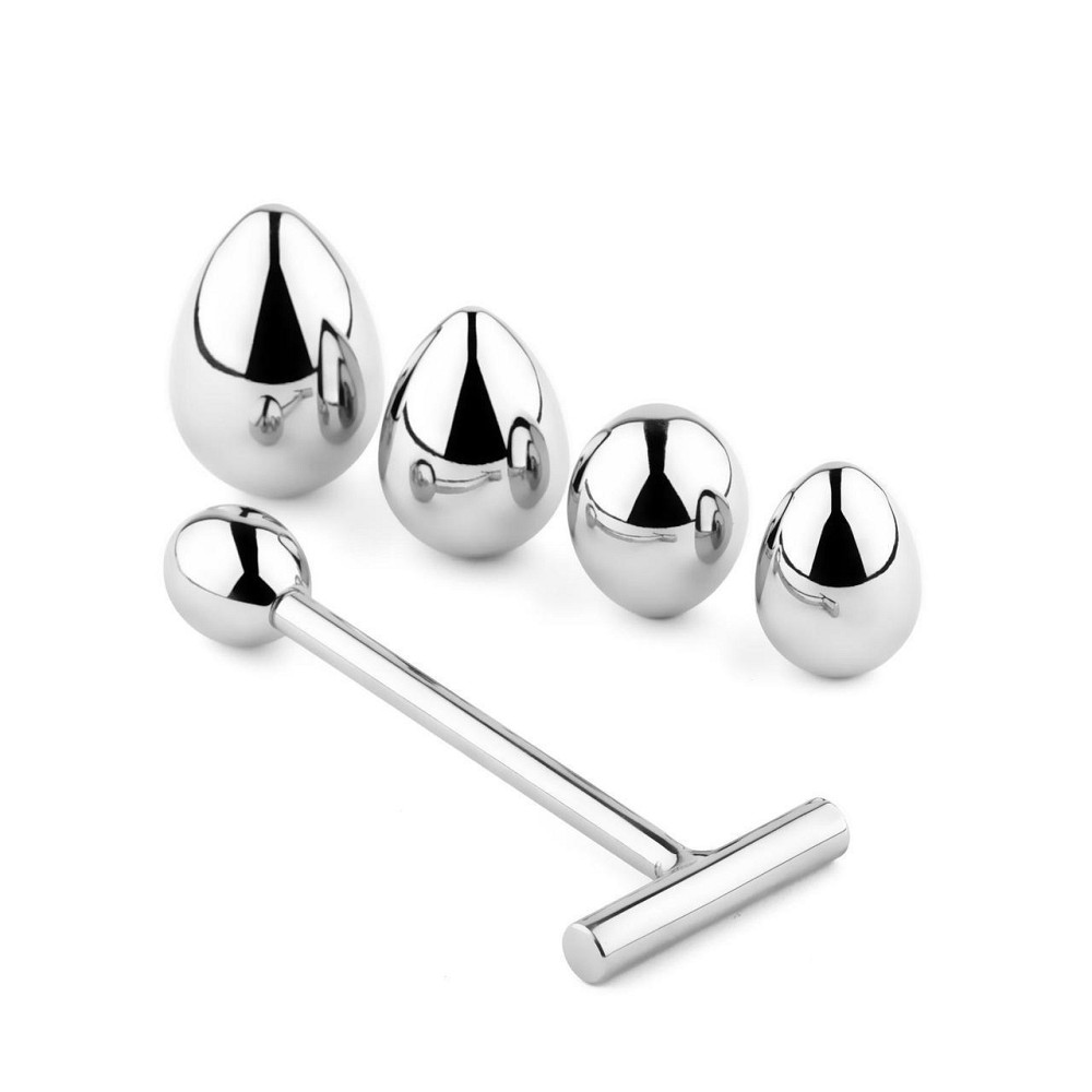 Анальная пробка со сменными элементами – Jewellery Metal Anal Plug No. 3 Sex Aura Киев - изображение 8