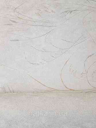 Шпалери метрові вінілові на флізеліні Sintra Vila прованс польові квіти рослини світло-сірі 533215 Київ