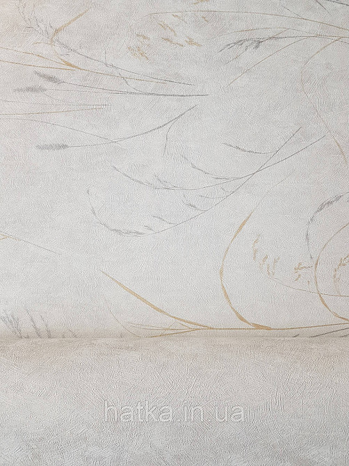 Шпалери метрові вінілові на флізеліні Sintra Vila прованс польові квіти рослини світло-сірі 533215 Київ - фото 3