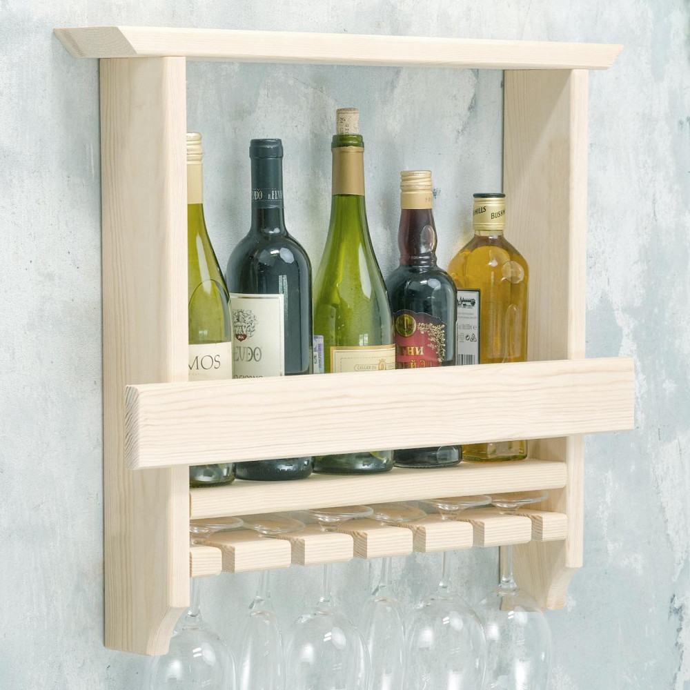 Настінна винна полиця "Мураяма" бланже Миколаїв - фото 1