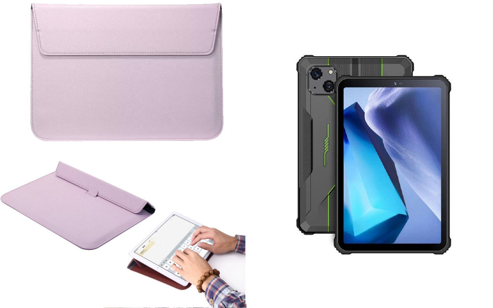 Чохол-конверт VitoCase для Oukitel RT3, Oukitel RT3 Pro, з функцією підставки для планшета Фіолетовий Київ - фото 1
