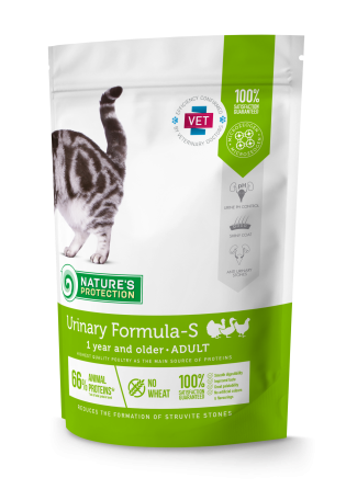 Nature's Protection Urinary Formula-S Сухий корм для лікування і профілактики сечокам'яної хвороби, 400 г Київ