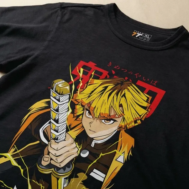 Футболка для підлітка хлопчика з принтом Клинок, рассекающий демонов Зеніцу 4 Розмір 160 Anime10967 Дніпро - фото 3